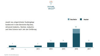 Hochschulen bilden zu wenige Datenspezialisten aus (Infografik)