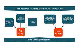 Strategische Handlungsbereiche von Hochschulen (Grafik)